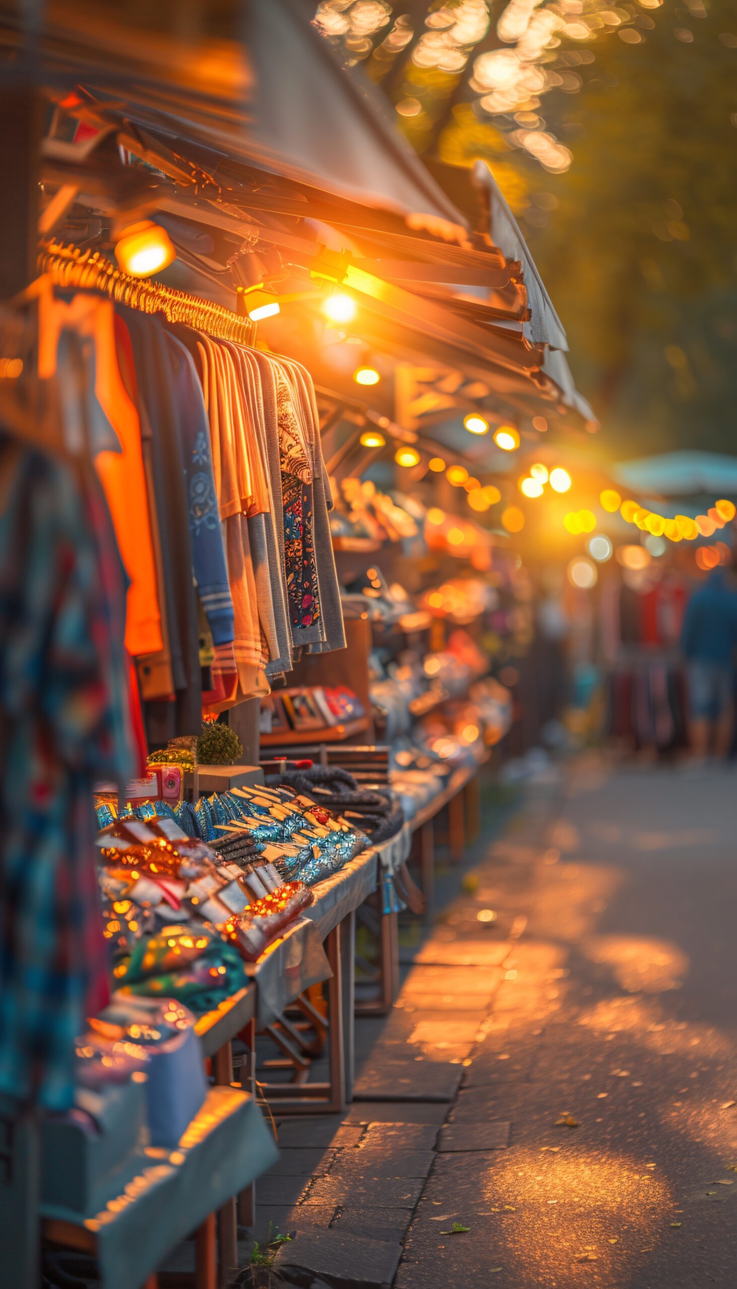 street-market-sunset